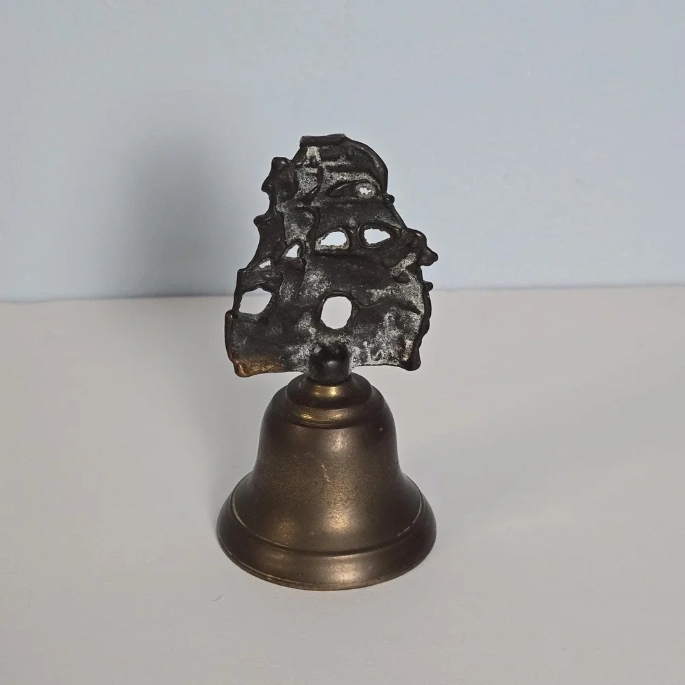 Vintage Solid Brass Ship Bell 4.75